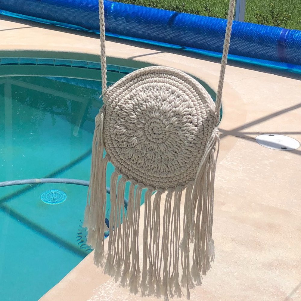 Crossbody knitted bag
